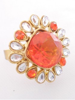 Kundan Finger Ring